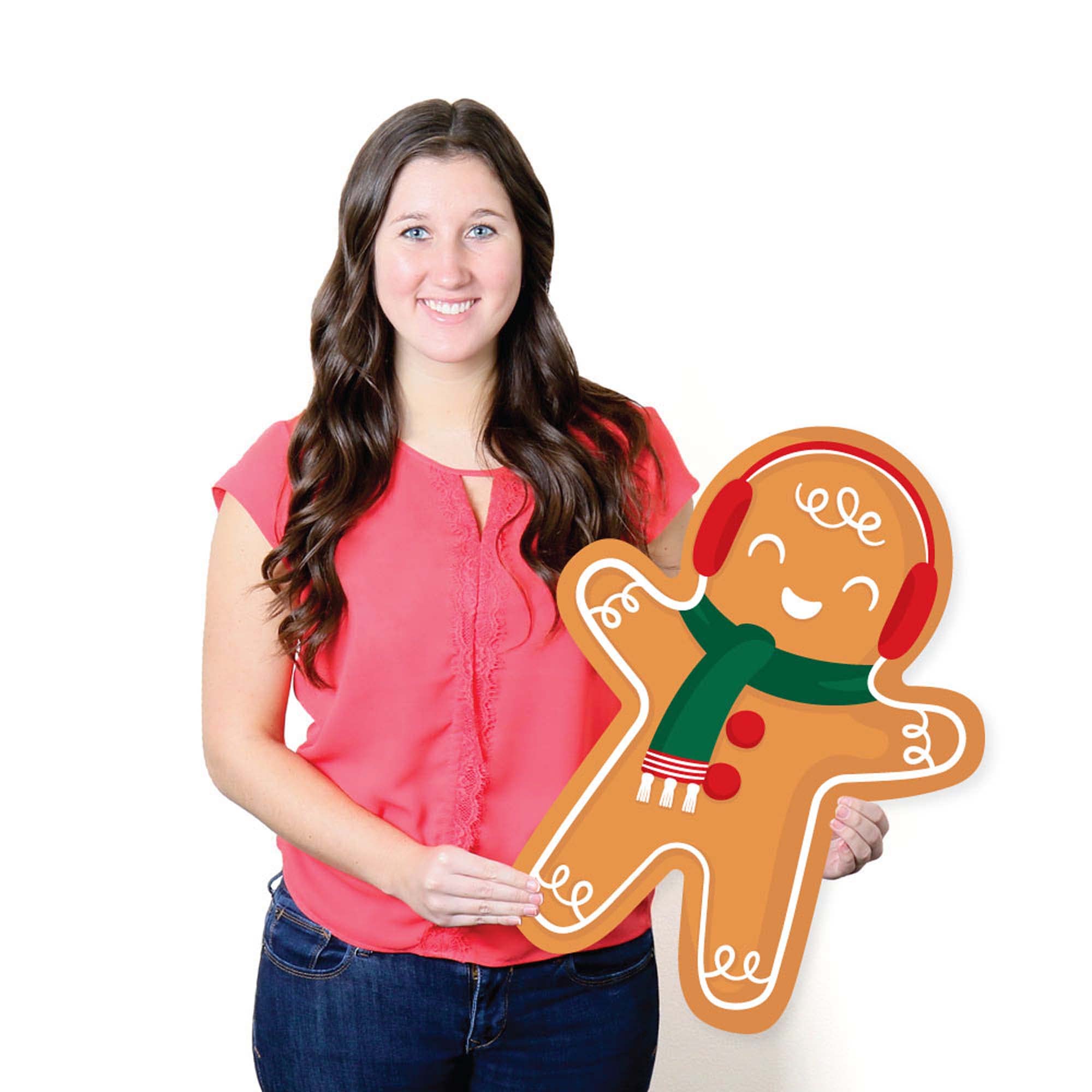 Gingerbread Christmas Table Toppers – Set Of 15 Centerpiece Sticks For Holiday Party Decor - View #4