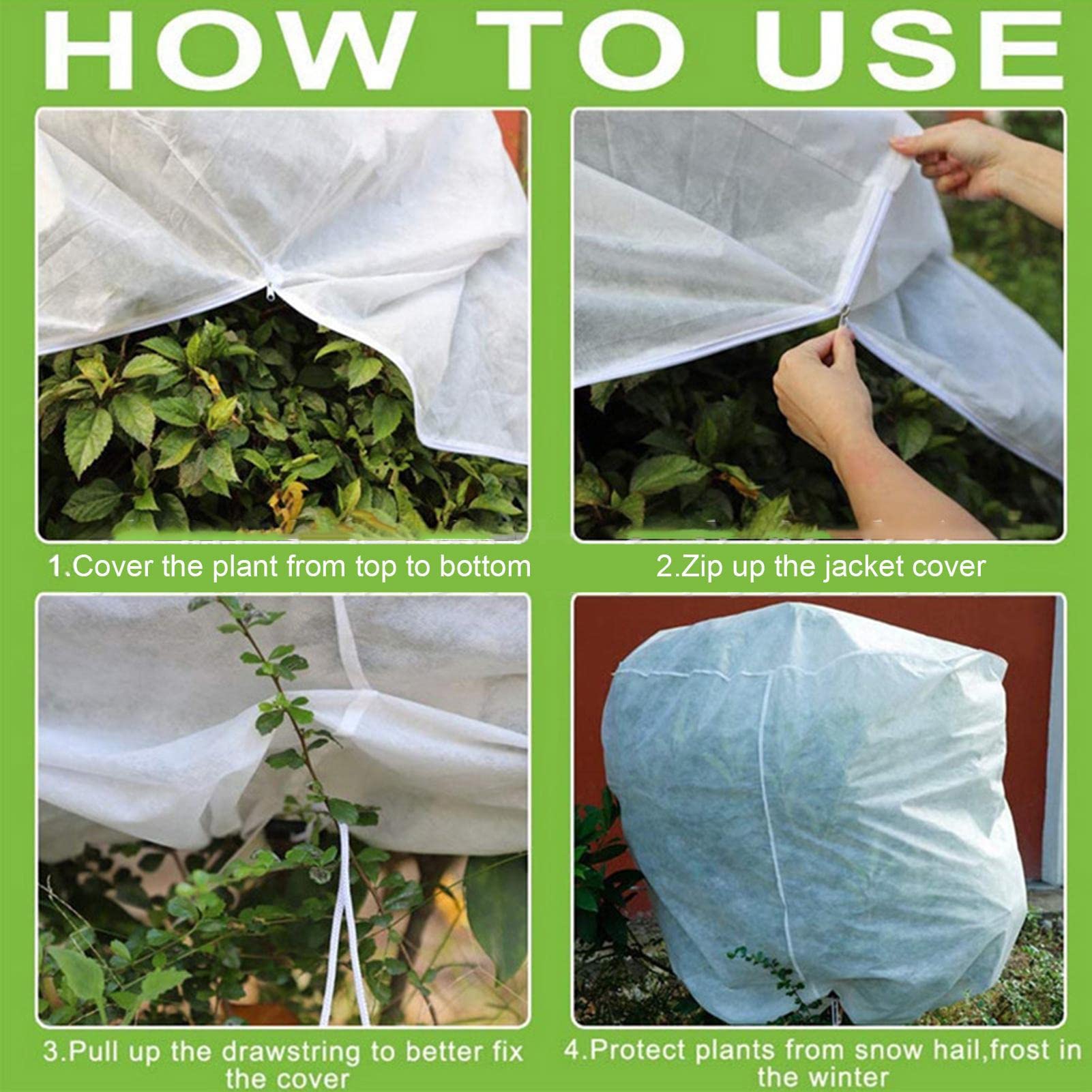 Housse De Protection Contre Le Gel - 100 X 12 Cm, Sac De Protection