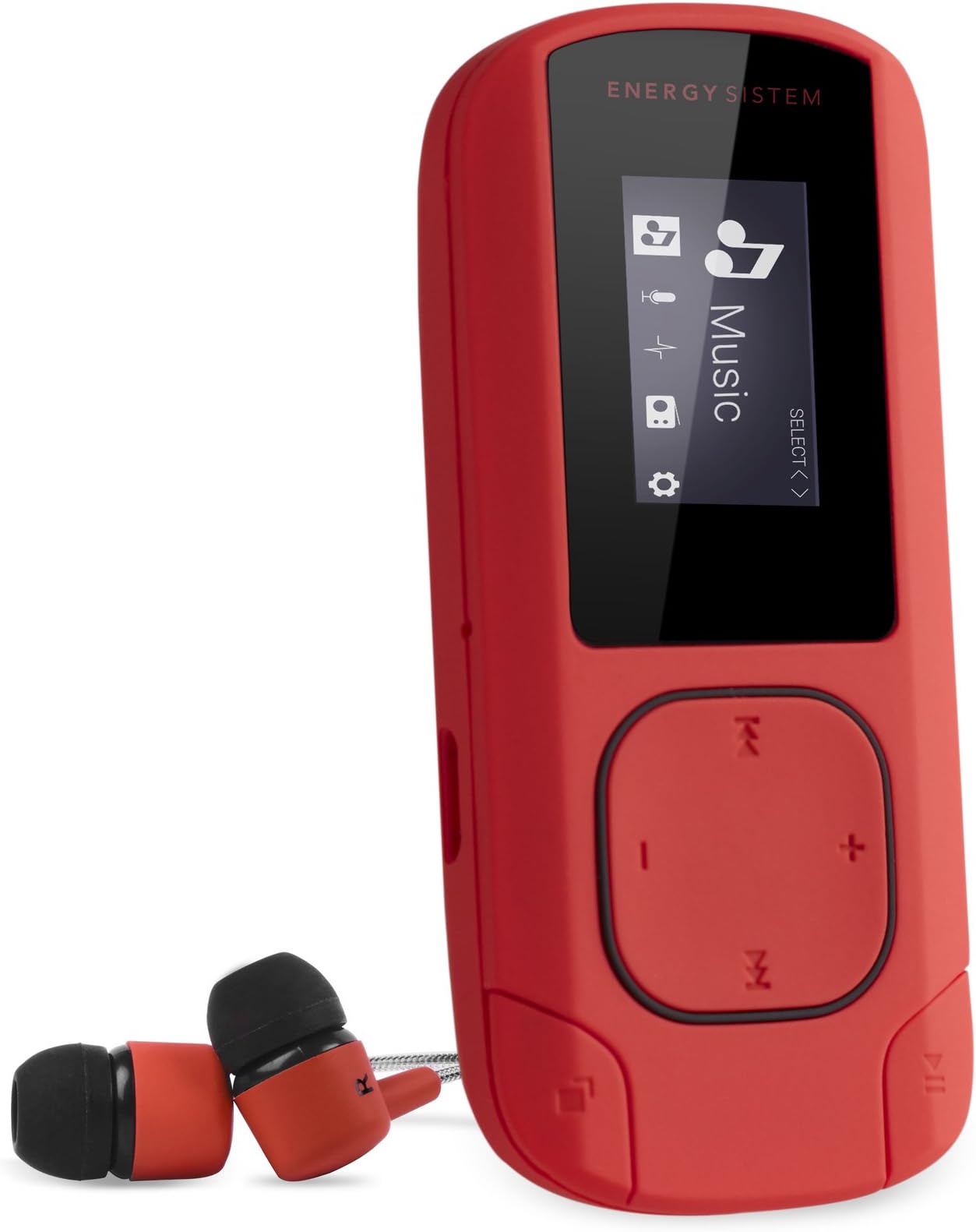 Energy Sistem Clip 8 GB Portable MP3 Player (Coral)
