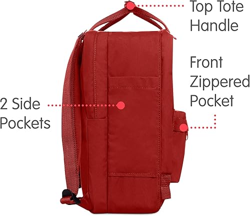 Miniatura 5 de FJALL RAVEN() Mochila para mujer, gris (gris mármol), Rowan Rojo, talla única