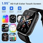 BP Doctor Blood Pressure Smart Watch, 1.95" Blood Pressure Monitor with Air Pump Band Sleep Heart Rate Monitor, Pedometer, Blood Pressure Watch Supports Data Sharing, Reminder Monitoring