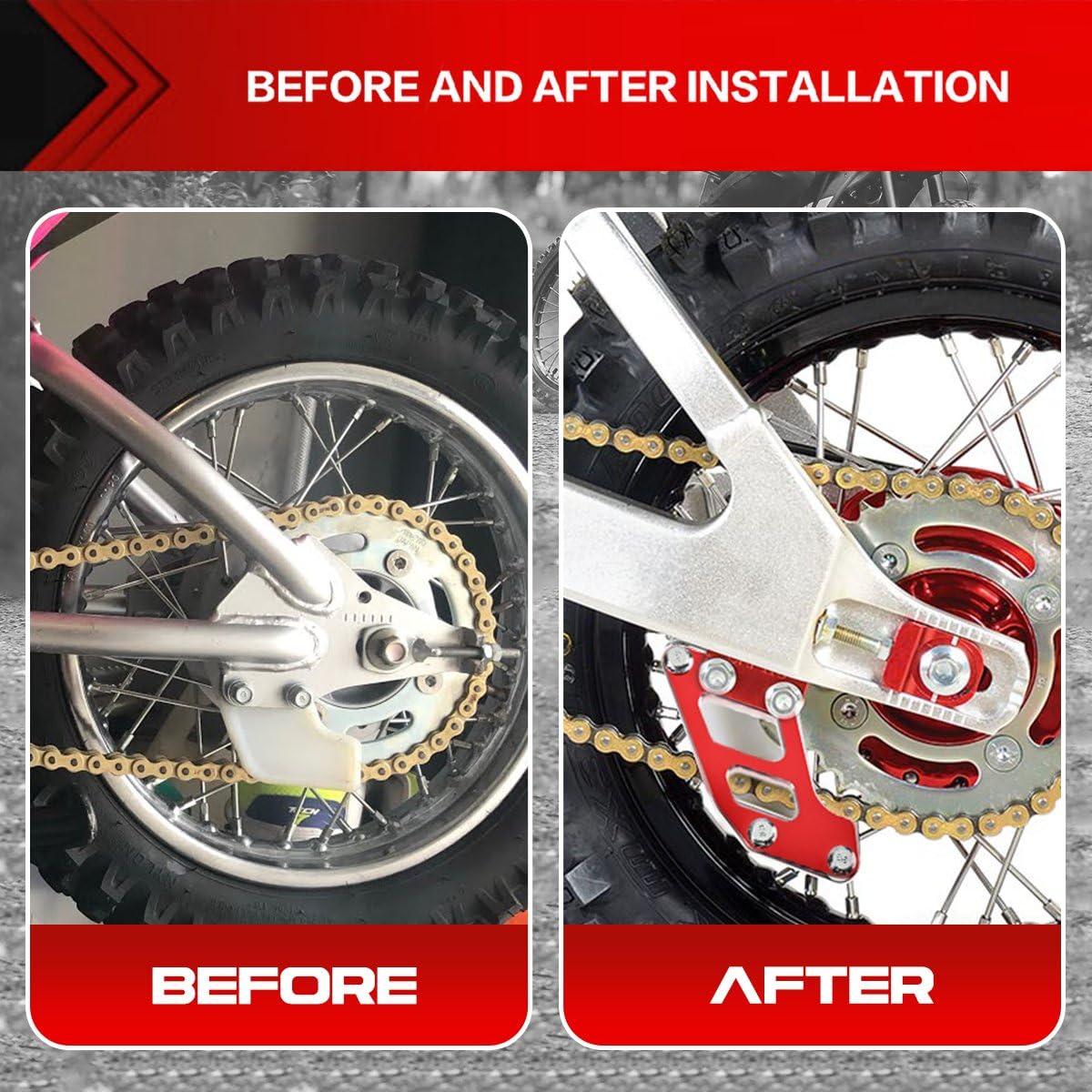 Motorcycle Chain & Belt Guards & Guides For Honda CRF150F For Sale - View #5