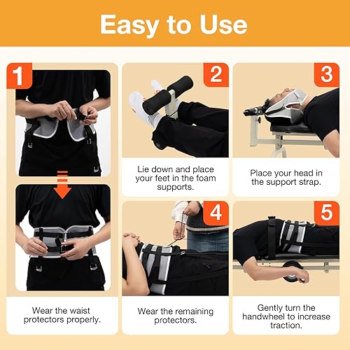 Miniatura 2 de Dispositivo de estiramiento de la cama de estiramiento corporal fatiga lumbar cervical lesión menor terapia de columna cervical mesa de cama de
