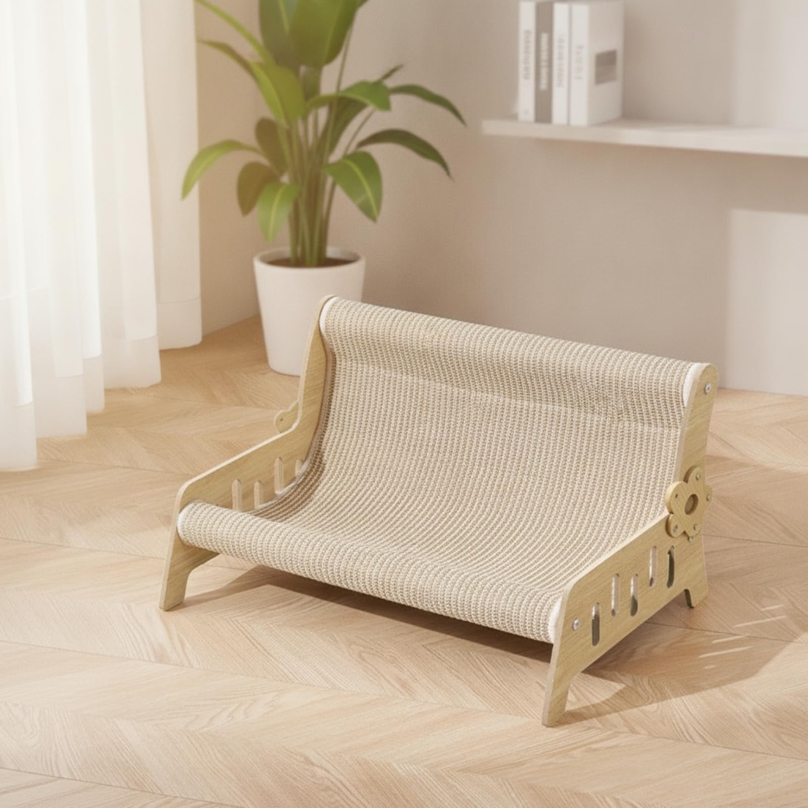 Cama Rascador con Superficie Sisal, Grande, Style to 2