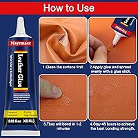 Vista 5 de Pegamento de cuero, pegamento especial para tela permanente transparente lavable para vincular cuero y diferentes