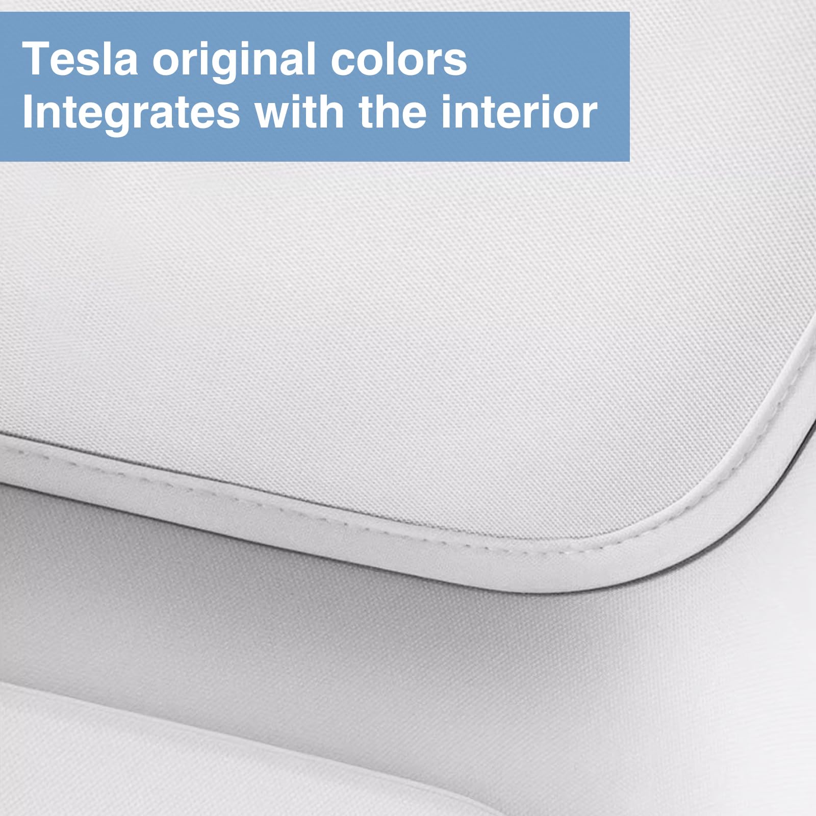Verbesserter Tesla Model Y Sonnenschirm UV-Blocker Abdeckung, Durchhängen Kühles Material für Sonnenschutz Wärmeisolierung Camping Sichtschutz mit Aufbewahrungstasche