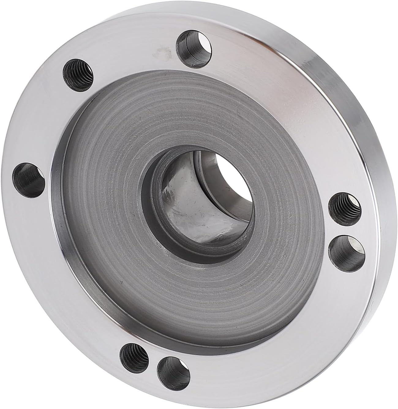 ER32 Collet Fixture 100mm Dia Flange Frosted CNC Lathe Milling Machine Parts Accessories with Router Parts Fittings, High Strength Carbon Steel Material