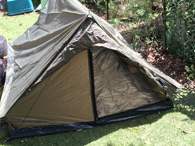 Amazon | MIL-TEC 2人用 テント ロッジ型 MINI PACK Standard - OLIVE