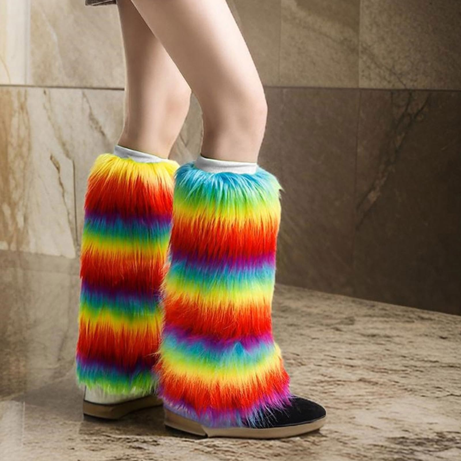 10 pares de calcetines de felpa suave, transpirables, calentadores de piernas con aislamiento térmico para el hogar, viajes, clima frío, acolchados, antideslizantes