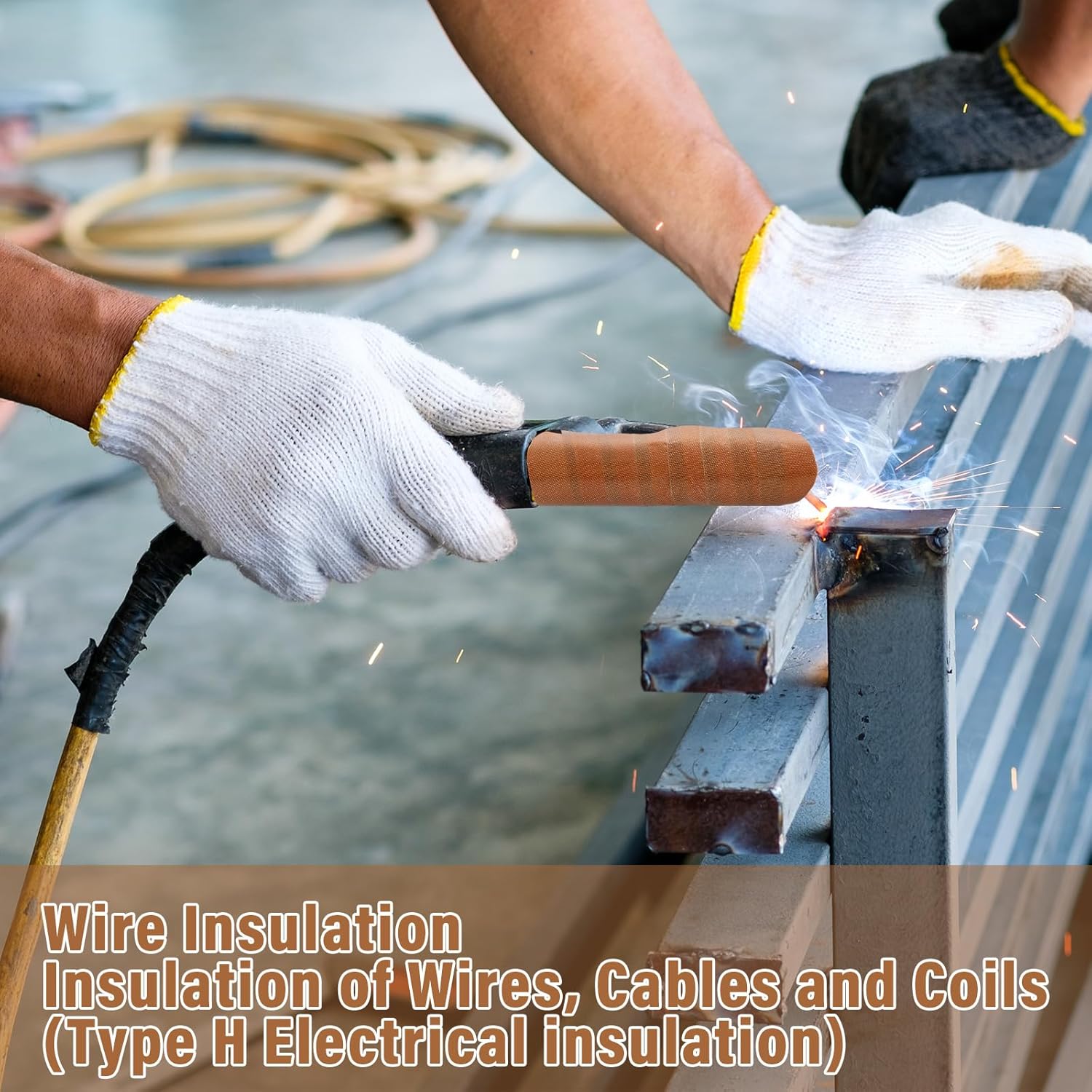 Pangda 4 Rolls Multi-Sized PTFE Glass Cloth Tapes Set 1/2'', 3/4'', 1'', 2'' x 33 ft x 0.18mm High Temperature PTFE Fiberglass Adhesive Tape for Vacuum Sealer Machine Electrical