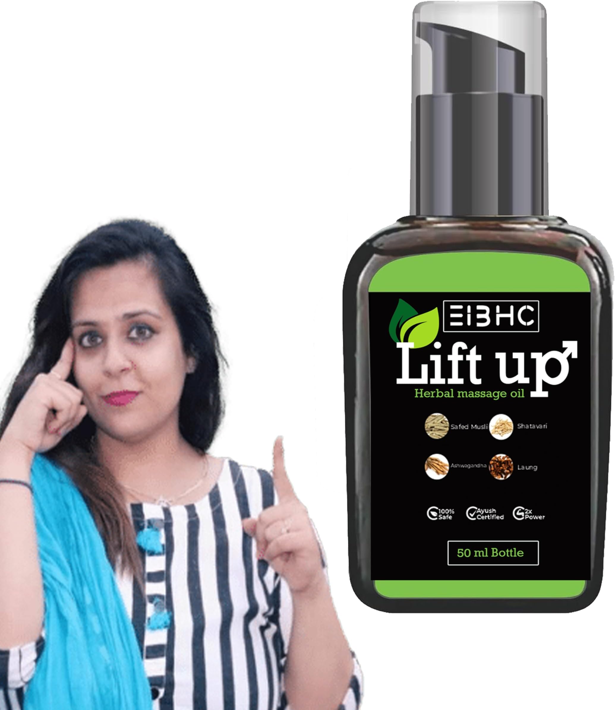 Lift up massage oil 100% Pure & Natural Carrier Oil For Body, Massage Oil (50ml)