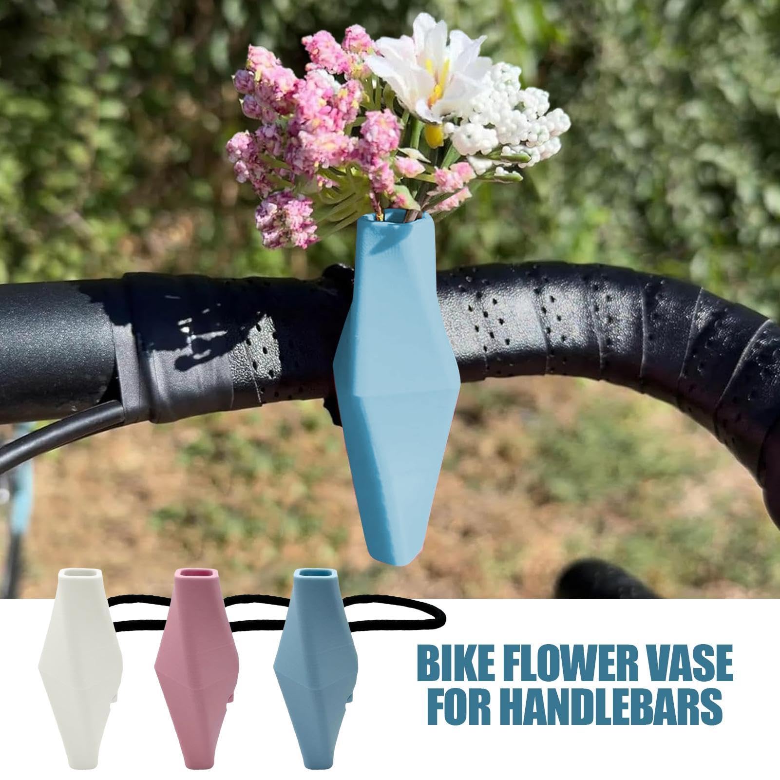 Fahrrad Vase Lenker, Vasen Anhänger Fahrrad Zubehör Vase, Blumenvase Für Fahrradlenker, Fahrradvase Lenkervase, Dekorationen Silikon Für Motorräder
