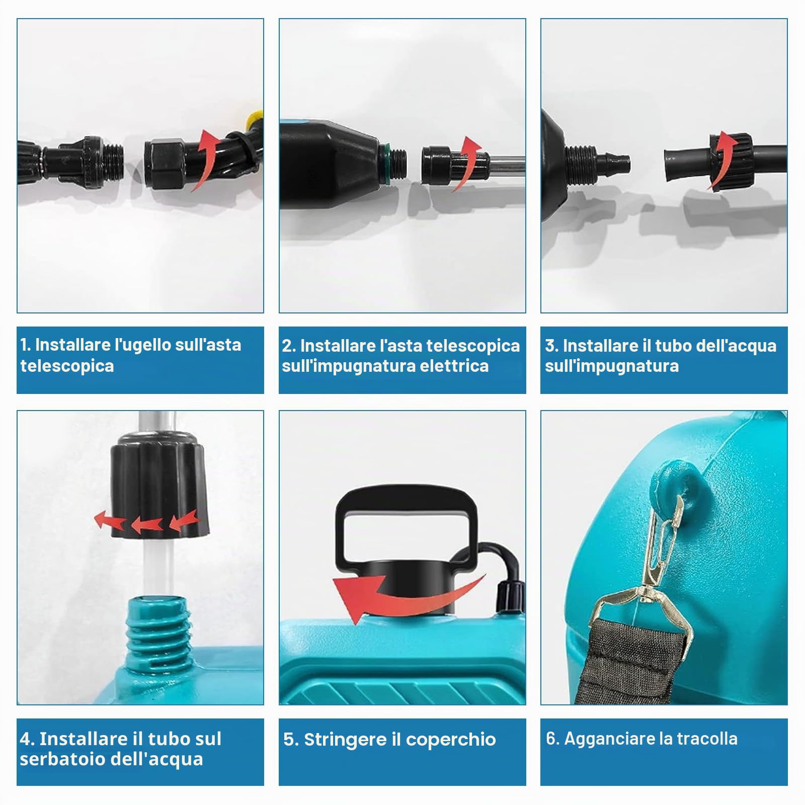 Pompa Elettrica per Piante Nebulizzatore a Batteria Spruzzatore Giardino a Spalla Ricaricabile Pompa Irroratrice a Batteria 5L Portatile (Verde)
