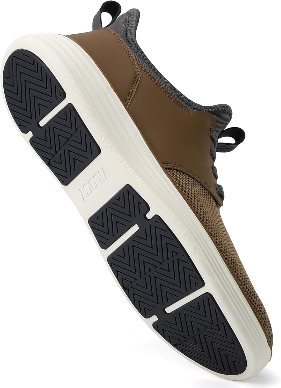 VILOCY Mens Slip On Casual Dress Shoes Hands Free Fashion Sneakers Mesh Tennis Walking Work Shoes Comfortable Breathable Lightweight Non Slip - Image 5