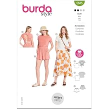Burda Style 5645 Sewing Pattern for Misses Shirt and Shorts