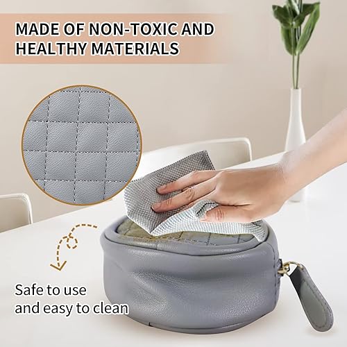 Miniatura 7 de Maveek - Funda para chupete con clip, con cierre para bolsa de pañales o bolsa para bolsa de pañales con capacidad para 2 paquetes para bebés niños