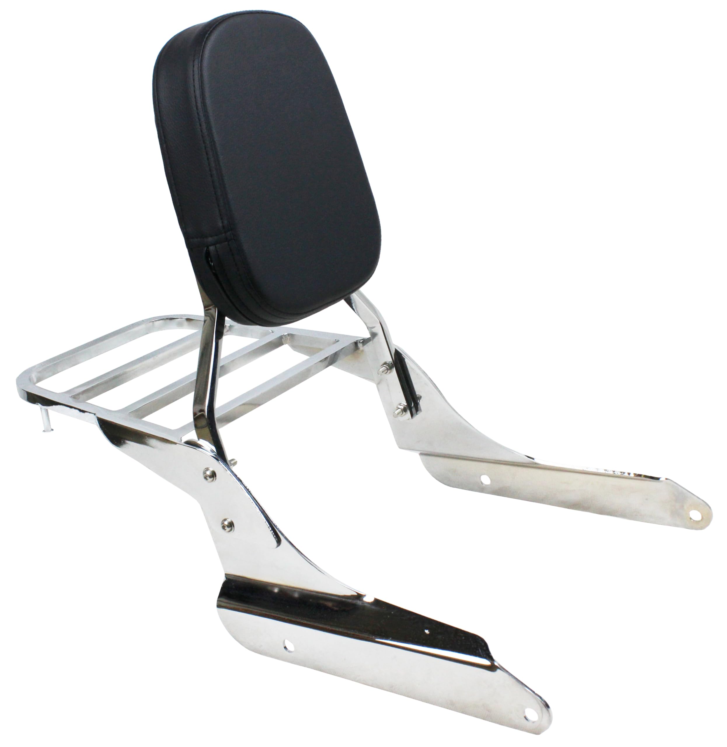 Sissy Bar BackRest Passenger Back Rest For 03 04 05 06 07 Honda Shadow – HTT Motor - View #11