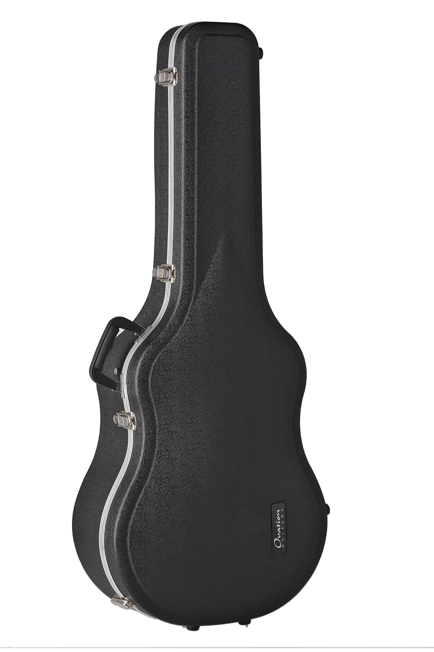 OVATION Étui de guitare ABS Case - Étui moulé original, adapté pour Super Shallow - Coque ABS - Profil en aluminium - Amortisseur de chocs - Doublure en peluche - Compartiment pour accessoires, 8117-G