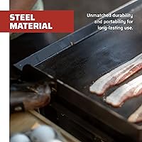 Vista 5 de Camp Chef SG60 Deluxe Double Burner Steel Professional Griddle (Steel)