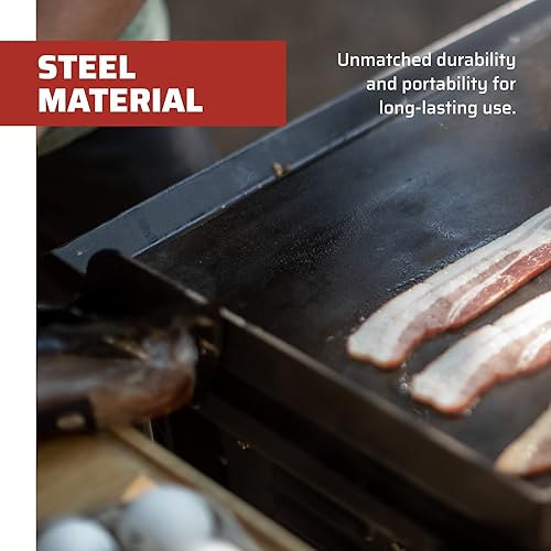 Miniatura 5 de Camp Chef Plancha profesional para freír con dos quemadores accesorio de cocina de 14 pulgadas dimensiones de cocción 14 pulgadas x 32 pulgadas