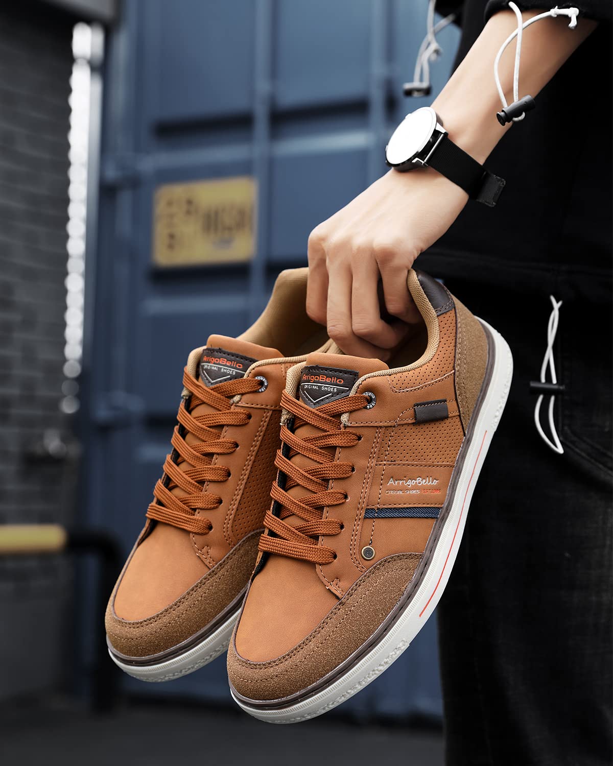 ARRIGO BELLO Sneaker Herren Freizeitschuh Schuhe Berufsschuhe Sportschuhe Outdoor Leichtgewicht Walkingschuhe Sneakers Größe 41-46
