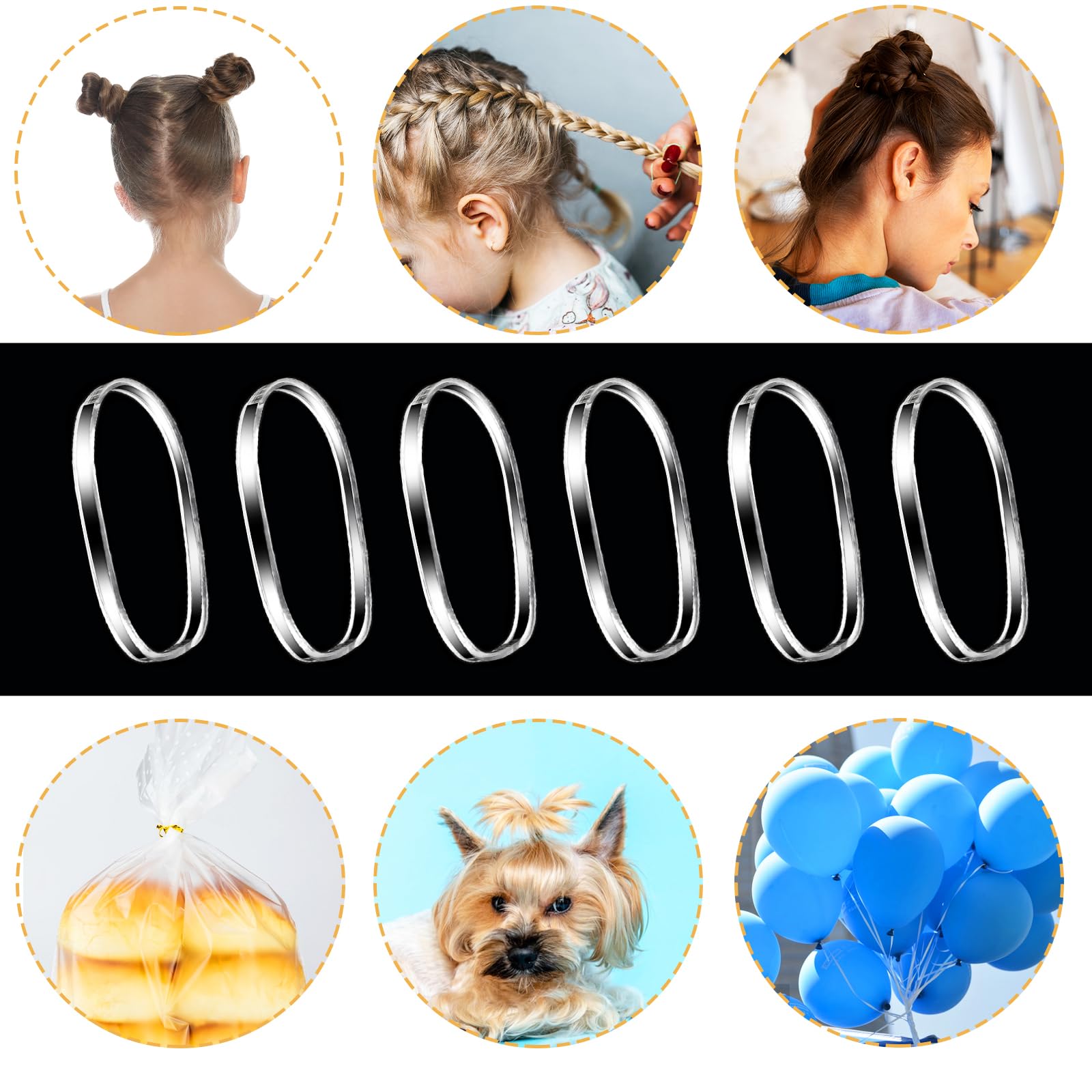 Sibba 1000 Pezzi Mini Elastici Piccoli Elastici per Capelli Corde per Sibba 1000 Pezzi Mini Elastici Piccoli Elastici per Capelli Corde per