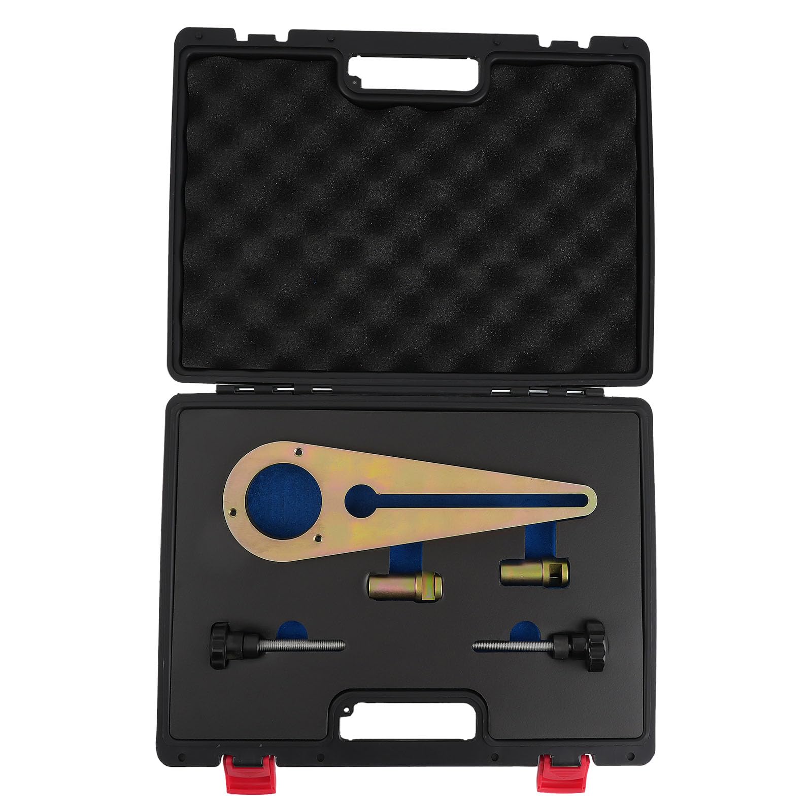 maXpeedingrods Set di attrezzi per pulegge albero motore per BMW N47 N57 | 117220/223 motore albero motore, strumento di regolazione del perno di bloccaggio, kit ammortizzatore di vibrazioni