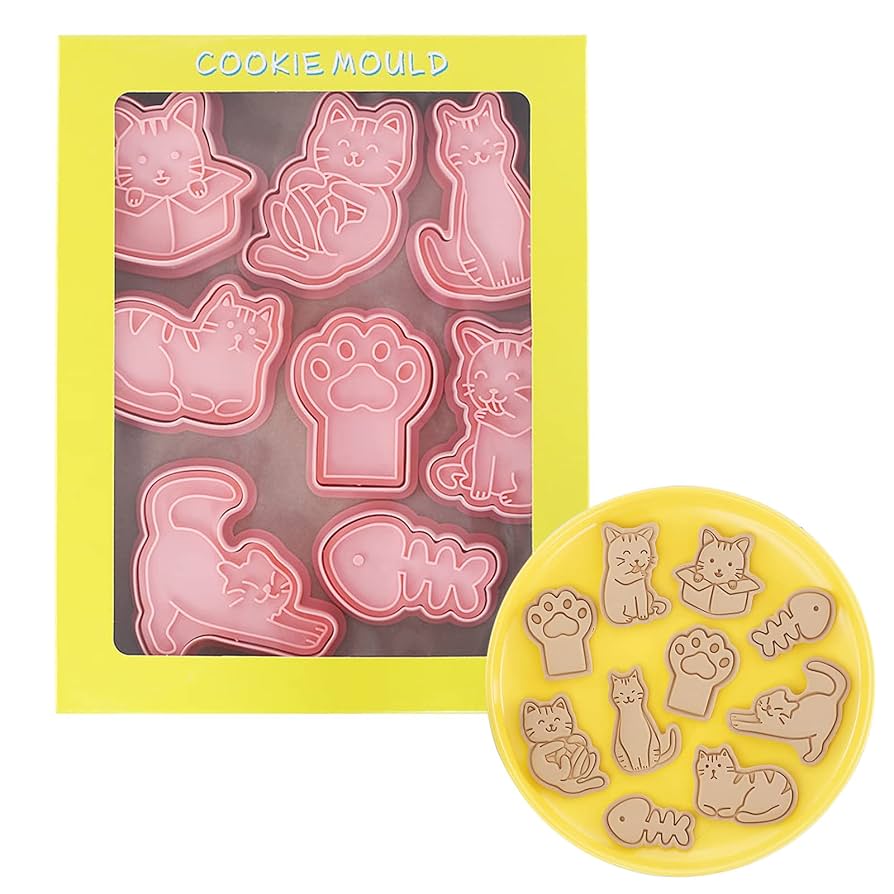 猫型クッキー型 9個セット 手作り 抜き型 猫型 ネコ ネコのクッキー型 9個セット 動物 お