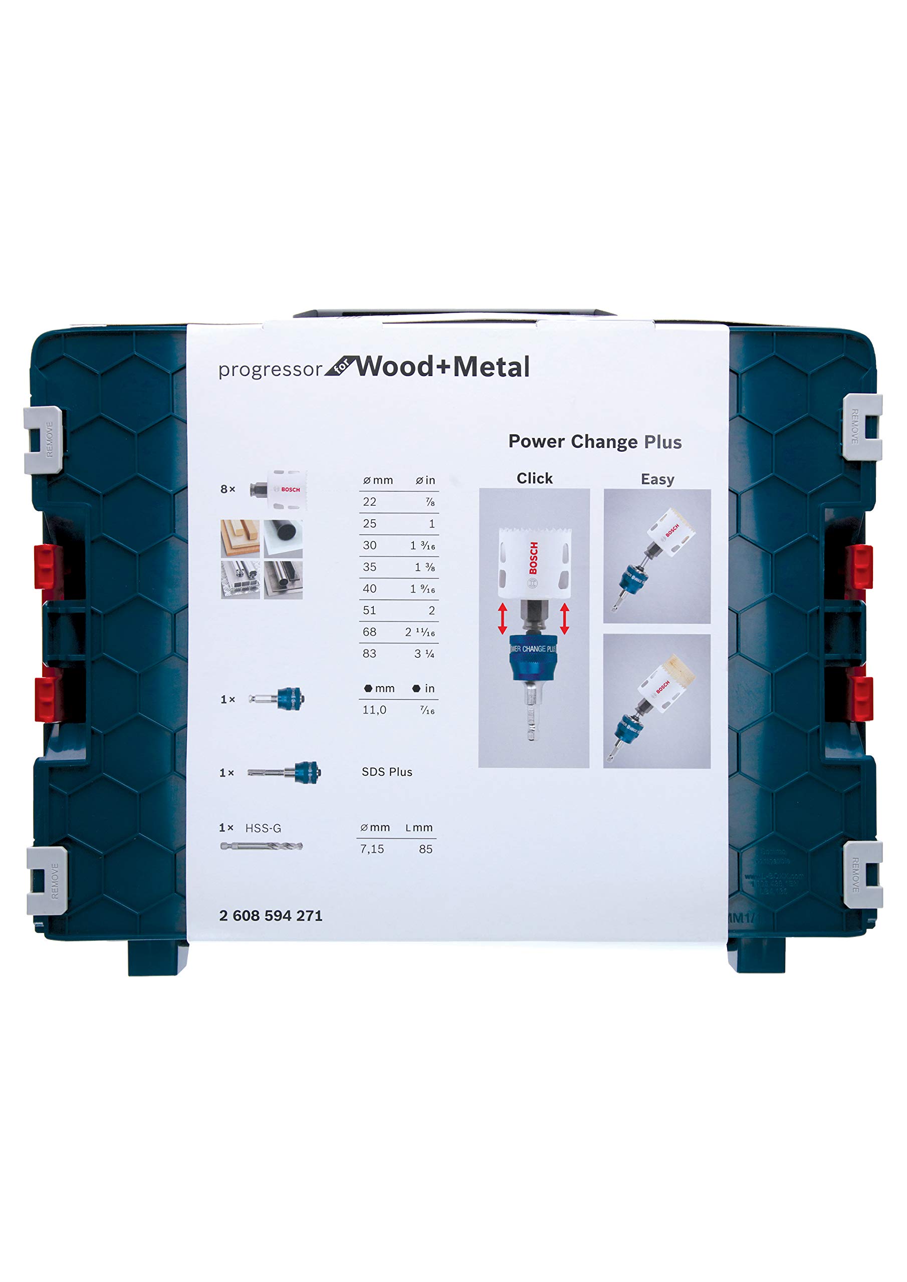 Bosch Professional Zubehör, Lochsäge, Progressor for Wood & Metal (11.4 Bosch Professional Zubehör, Lochsäge, Progressor for Wood & Metal (11.4
