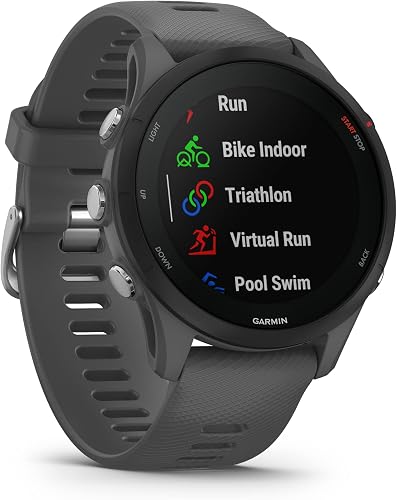 Garmin Forerunner 255 - Montre GPS Multisports connectée de Running – Gray - Boîtier 46 mm (Reconditionné) - 4