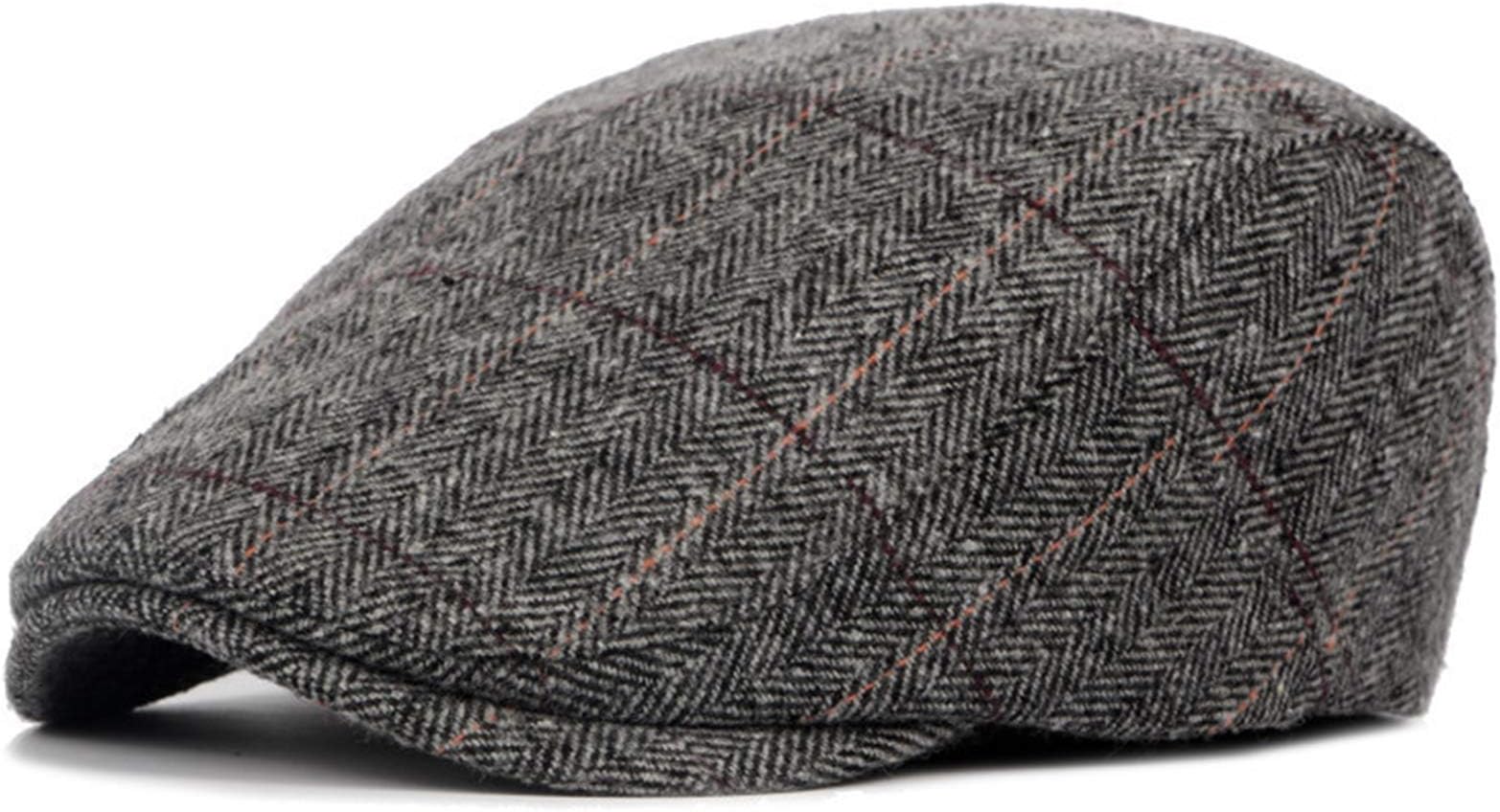 Men’s Newsboy Gatsby Hat Vintage Beret Flat Ivy Cabbie Driving Hunting Cap for Boyfriend Gift