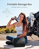 Vista 7 de RENPHO Massage Gun Deep Tissue, Back Massager Therapy with Carry Case, FSA Approved, Percussion Body Masajeador for Men Women Athletes Back Upgrade