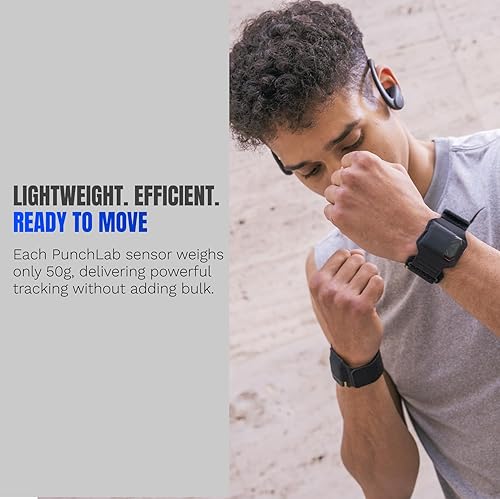 Miniatura 8 de Sensores Bluetooth Rastreador de Golpes para Saco Pesado y Boxeo de Sombra, Se Adapta a Sacos Colgantes y de Pie, Ideal para Principiantes y