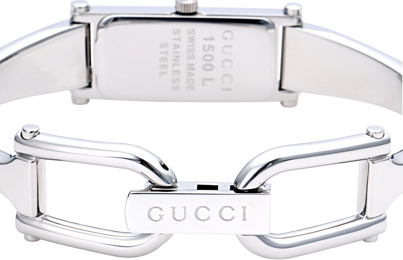 Amazon.co.jp: [グッチ]GUCCI 腕時計 1500 SS ピンクシェル 1Pダイヤ