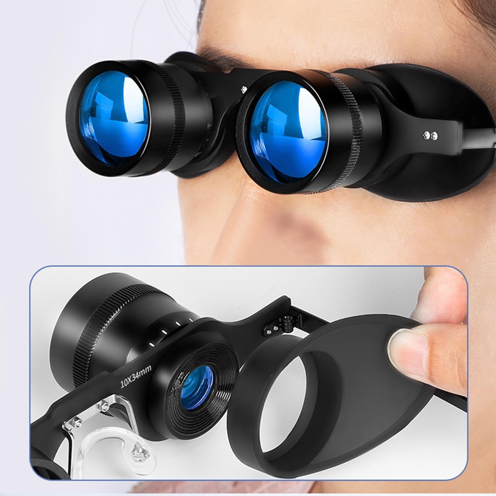 Binocolo da Viaggio Occhiali Portatili con Ingrandimento 3X