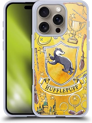 Vista 209 de Head Case Designs Funda de gel suave con licencia oficial de Harry Potter Slytherin, diseño de Reliquias de la Muerte XIII compatible con Apple