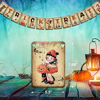 ハロウィン★ペーパー ミニ デコレーション★トリックオアトリート★オーナメント Amazon.co.jp: Glitzhome 5フィート 縦型 木製 ハロウィンサイン