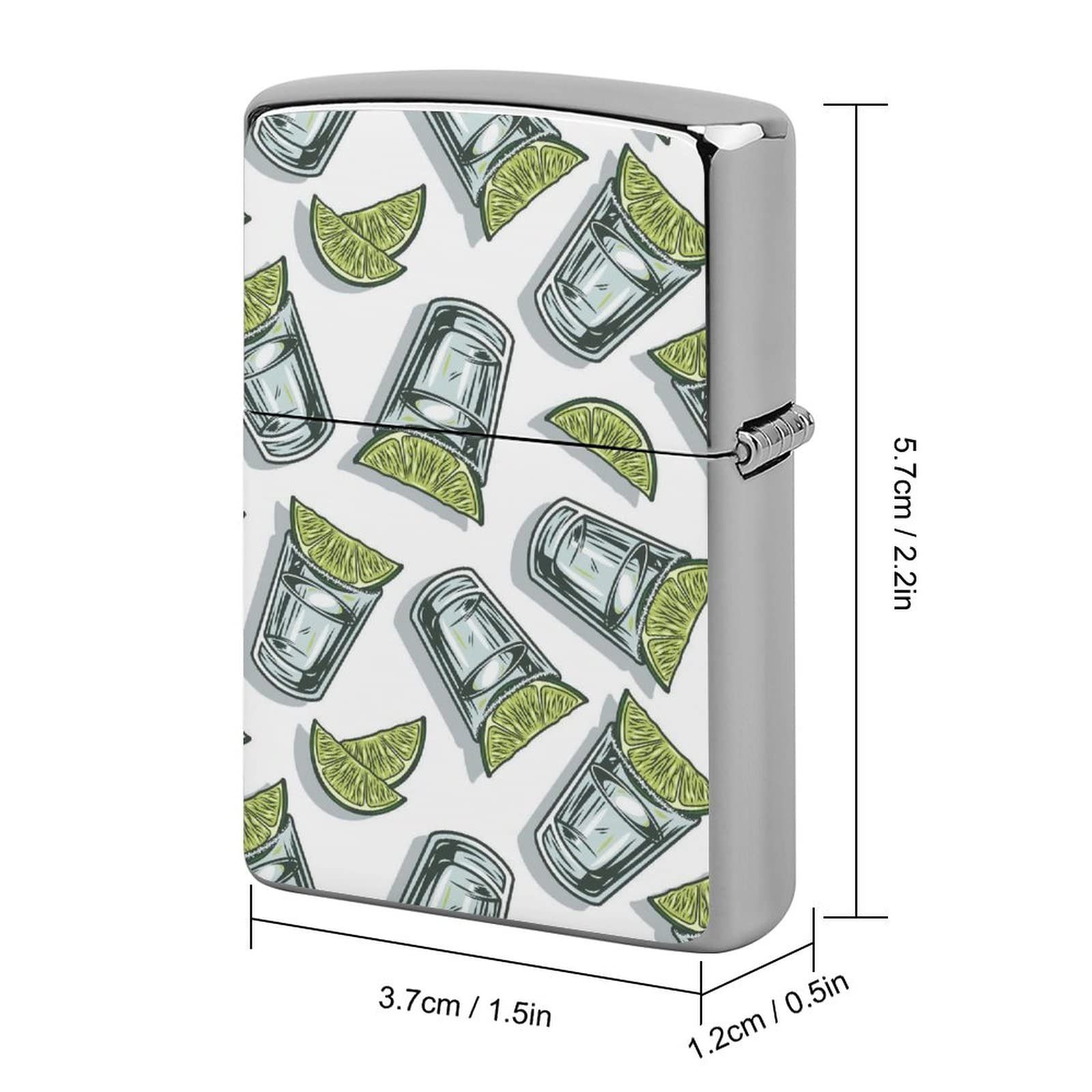 Amazon.co.jp: ジッポライター兼用ケース カクテルテキーラバーデ柄