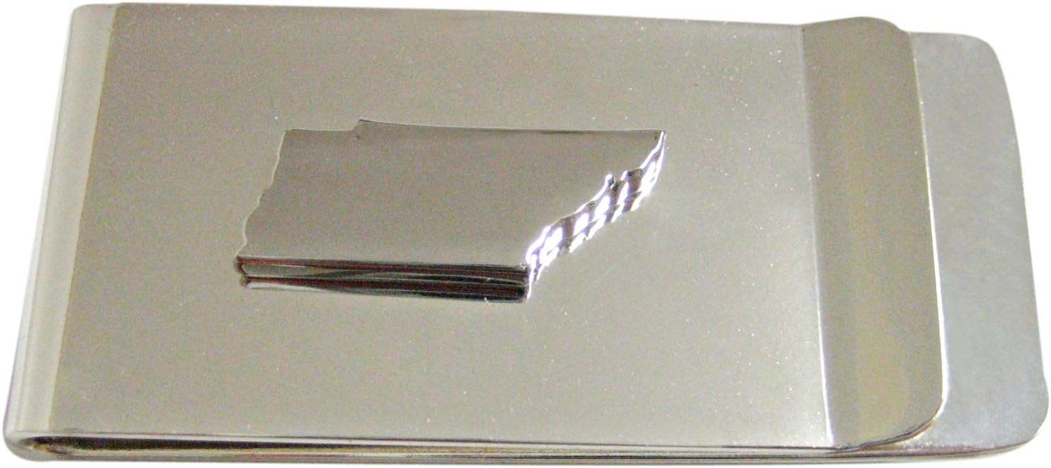 Kiola Designs Tennessee State Map Shape Money Clip