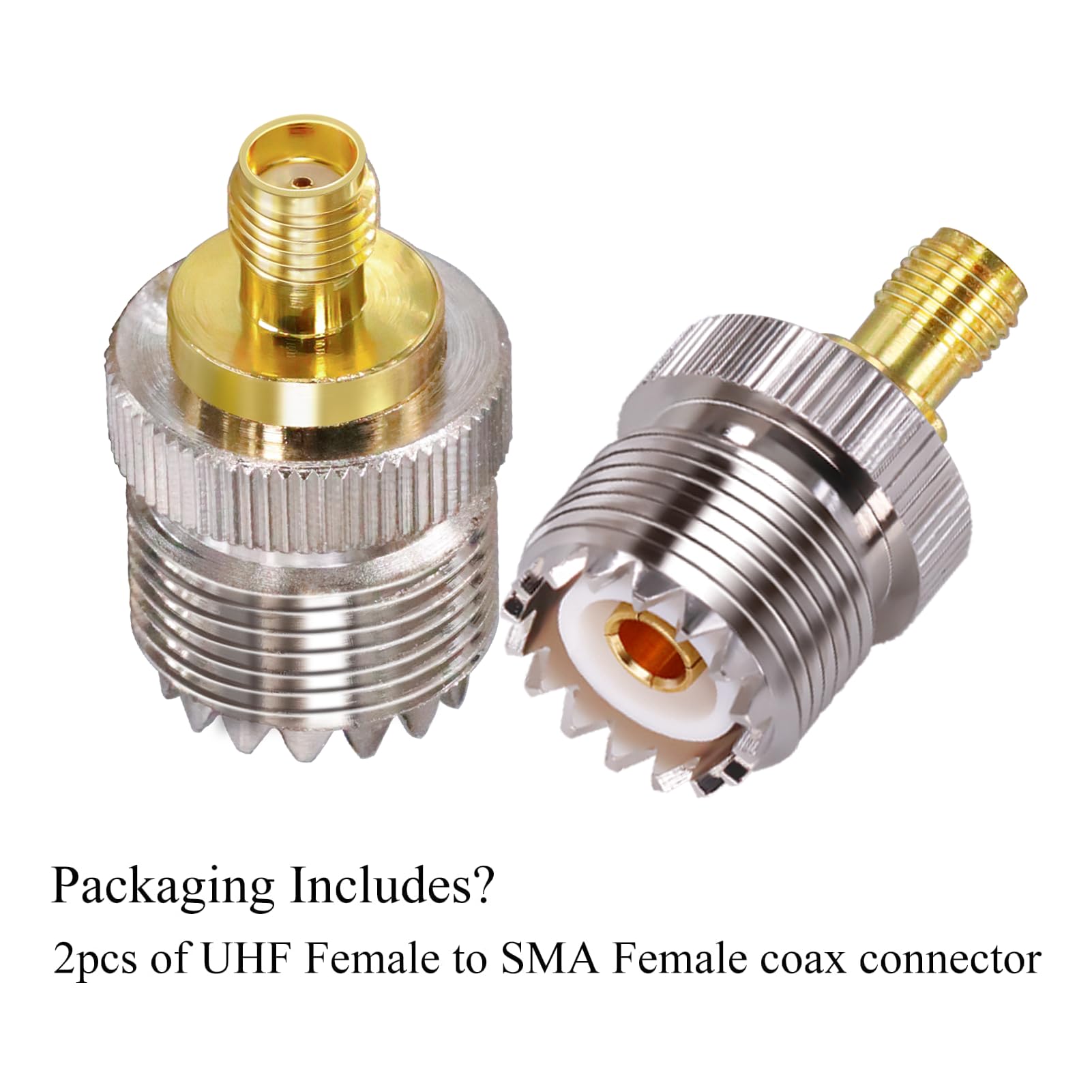 Connettori Saldatura Paratia Confezione Da 5 Connettori Coassiali UHF Femmina SO-239 Per Pannelli O Paratie - Per Radio, Antenna, Progetti RF Kit 5 Pezzi Unbranded - Foto 3