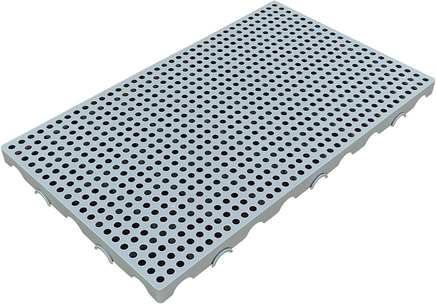 Plastic Pallets for Basement Storage Lightweight Moisture-Proof Floor Waterproof Storage Grid Pad for Garage Supermarket Outdoor(Yellow)
