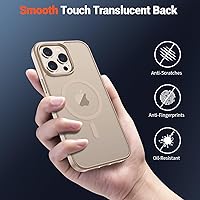Vista 896 de SUPFINE Funda magnética para iPhone 11 (compatible con MagSafe) (protección contra caídas de grado militar), translúcida mate a prueba de golpes