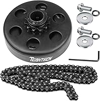 Vista 10 de Embrague de Go Kart con orificio de 3/4" 12T con cadena #35 Embrague centrífugo y cadena para motores de Go Kart Minibike Honda Kart