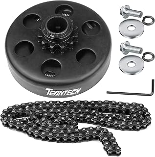 Go Kart Clutch 3/4" Bore 10T with #40 41 420 Chain for Go Kart Minibike Yerf-Dog karts with Tecumseh