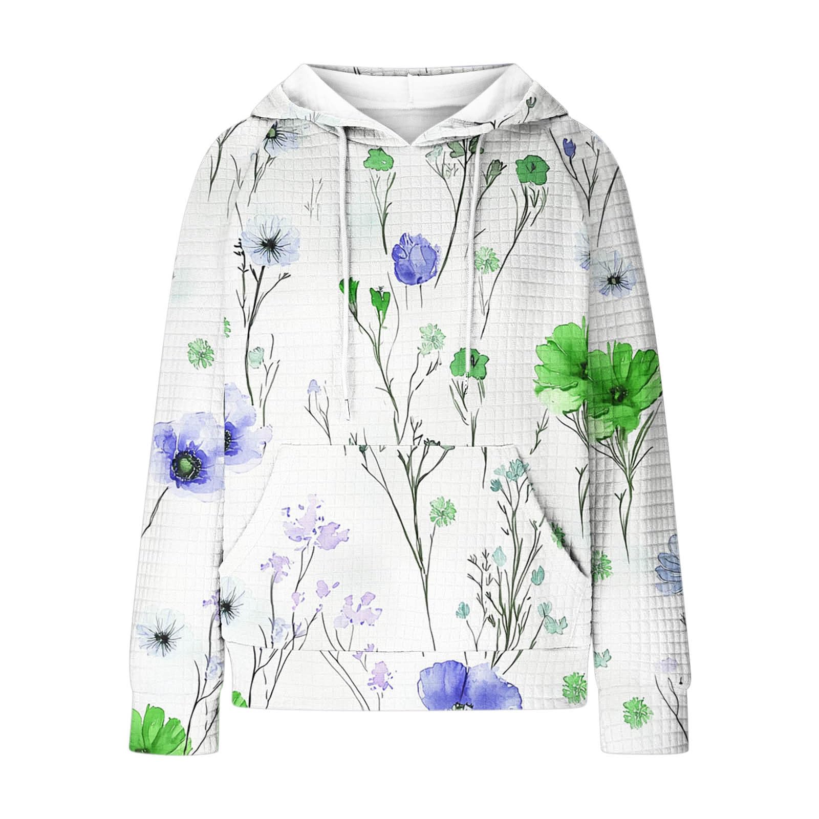 Sweat à Capuche Femme Oversize Sweats Basique Sweat-Shirt avec Poches Outerwear Gym Streetwear Classique aux Couleurs Assorties Veste à Manches Longues Haut Couleur Unie Mode Automne Vêtements
