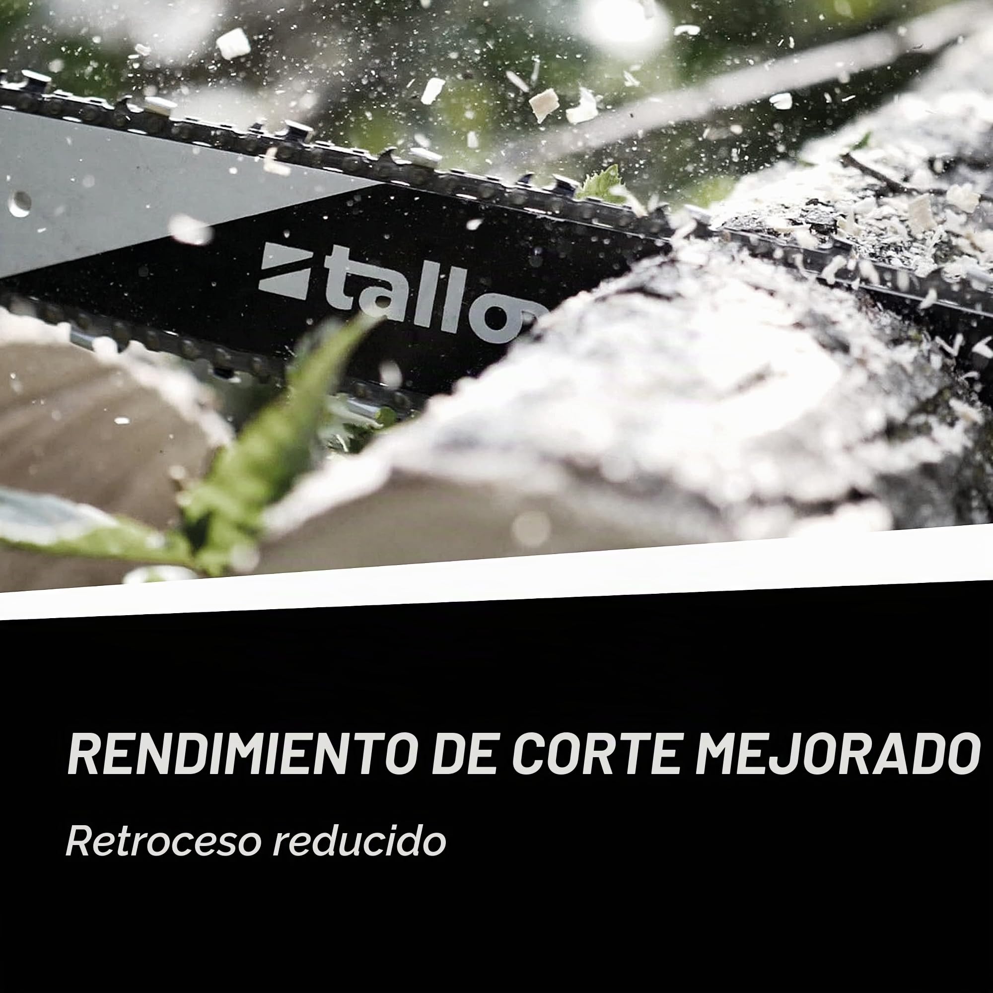3 tallox cadenas de sierra 3/8" 1,6 mm 66 eslabones 45 cm full-chisel compatible con Stihl