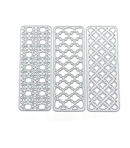 Miniatura 2 de FAWENUCY Troqueles de álbumes de recortes troqueles de corte de metal con borde de borde para hacer tarjetas plantilla de papel para manualidades