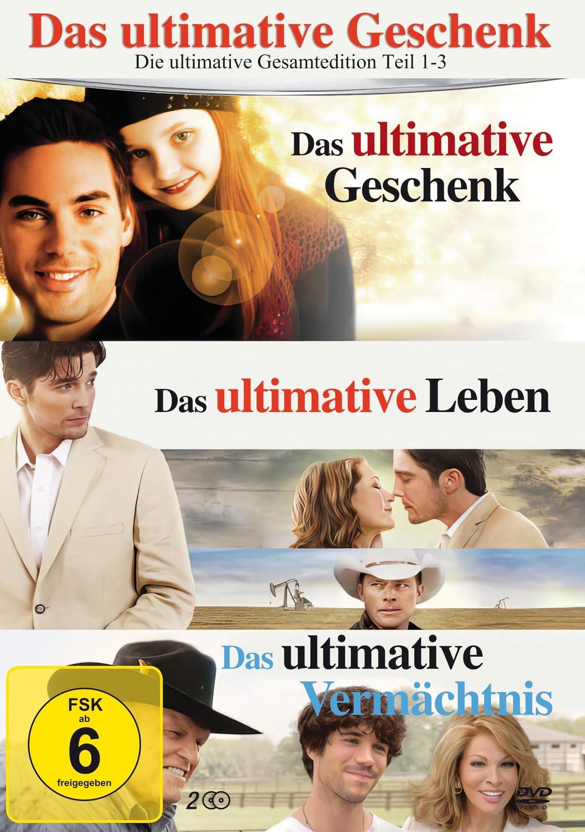 Das Ultimative Geschenk Die ultimative Gesamtedition Teil 1-3 2 DVDs