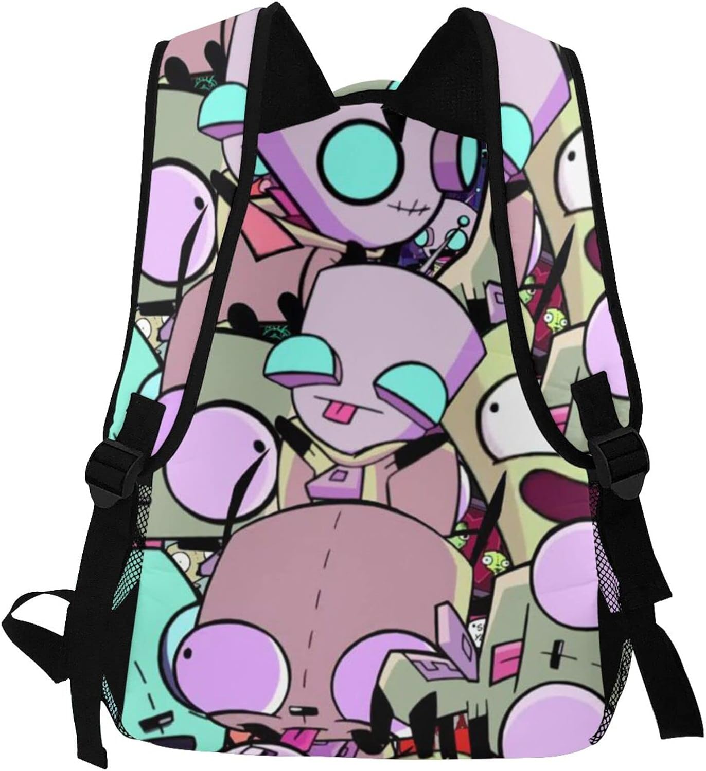 Casual Backpack Planet Irk_Zim Gir Unisex High Capacity Students Schoolbag Travel Fashion Shoulders Bag
