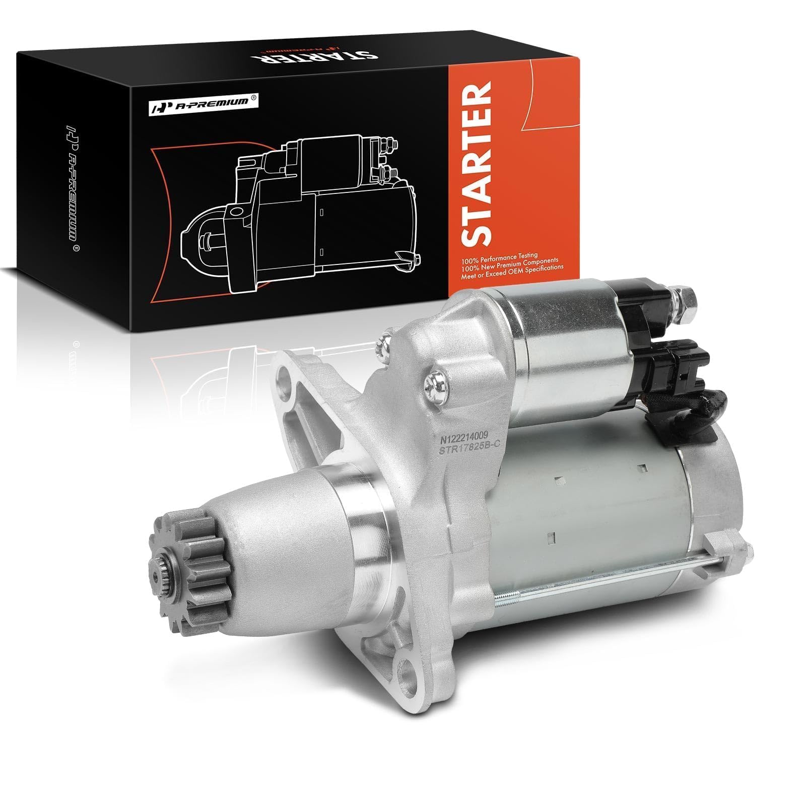 A-Premium Starter Motor Compatible with Toyota, Lexus, Scion & Pontiac - Camry 02-17, RAV4 06-18, Corolla 09-10, Highlander 04-19, Sienna, Matrix, Avalon, Venza, RX330, RX350-12V 1.6KW 13-Teeth